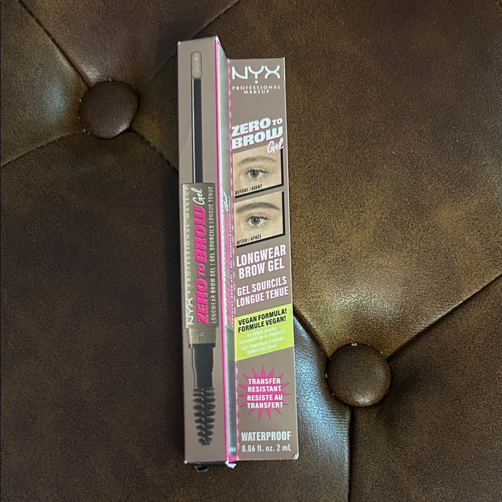 NYX Zero to Brow Gel - Dark Brown